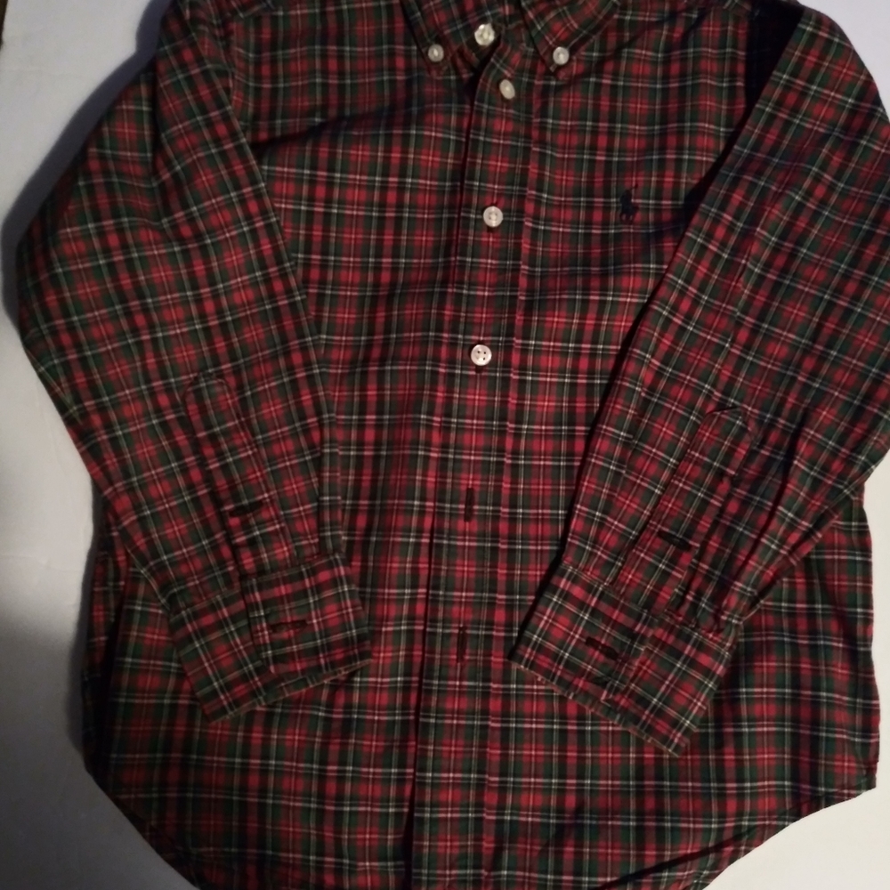 RL Boys Plaid Shirt